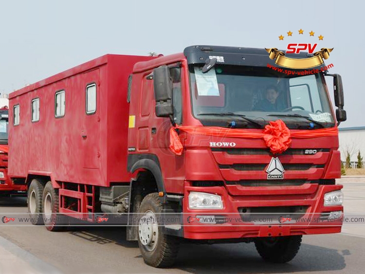 Lubricant Workshop Truck Sinotruk Lubricant Workshop Truck Sinotruk
